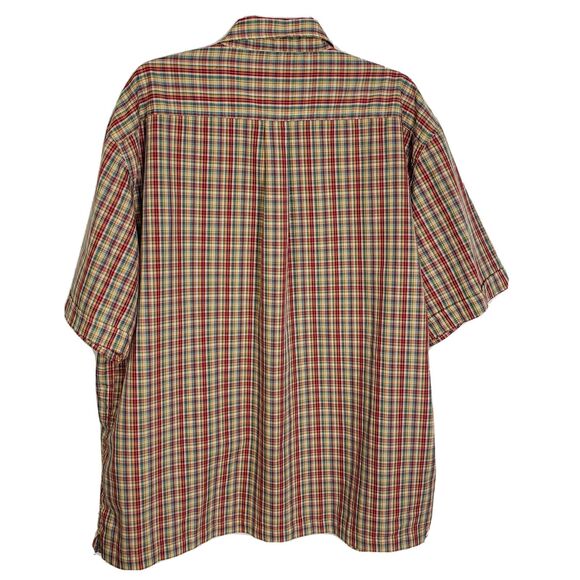 American Eagle Mens Shirt Size XXL Axle Button Up Multicolor Plaid Pockets - Picture 2 of 8